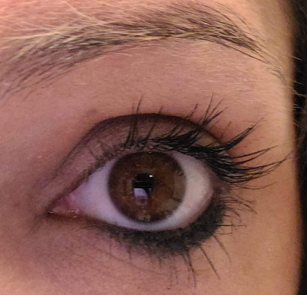 eye with mascara