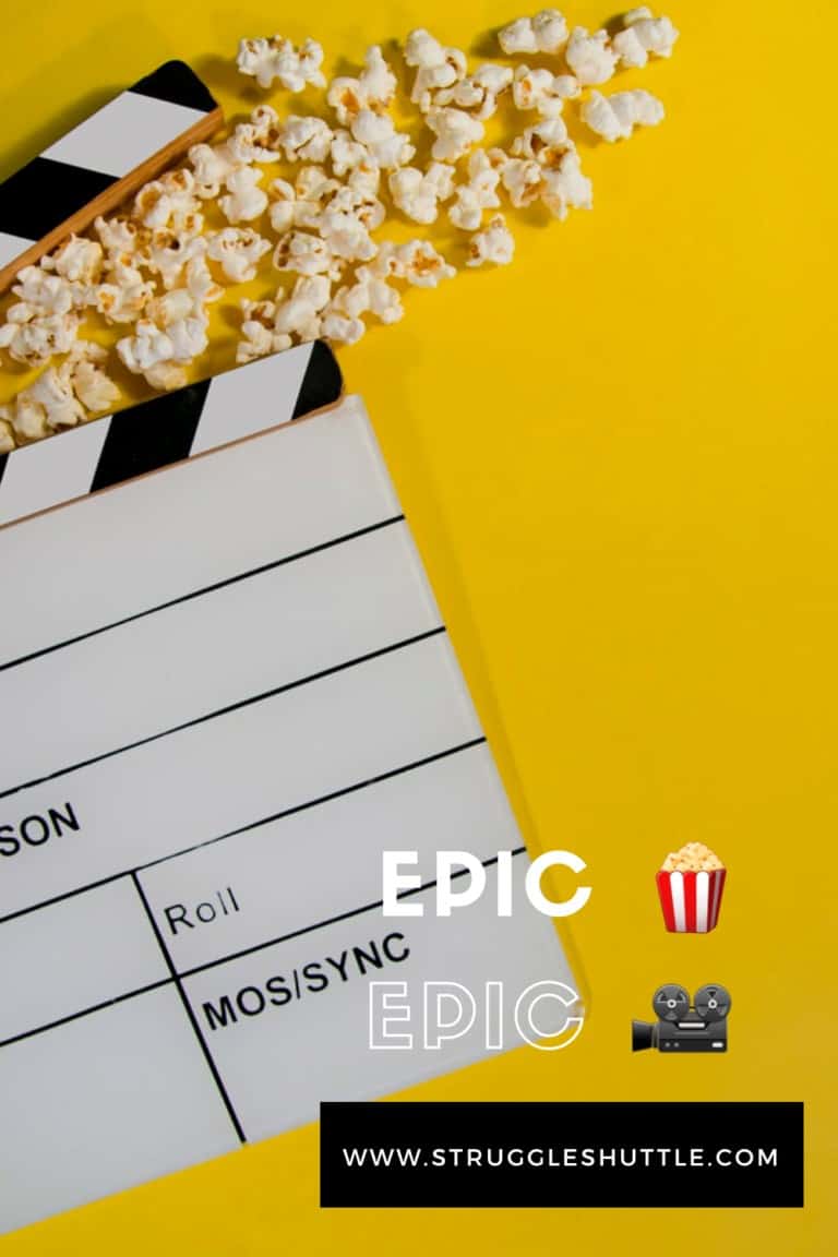 stovetop popcorn and movie pin