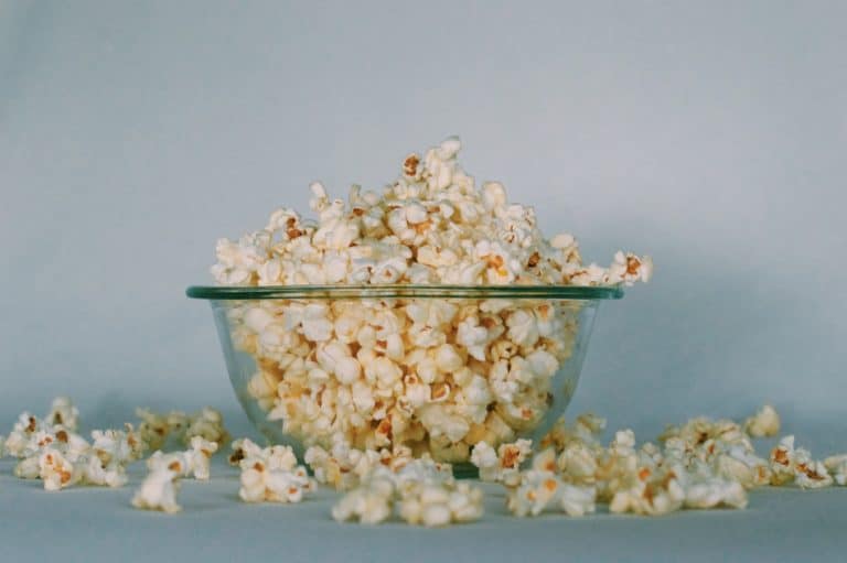 stovetop popcorn in bowl