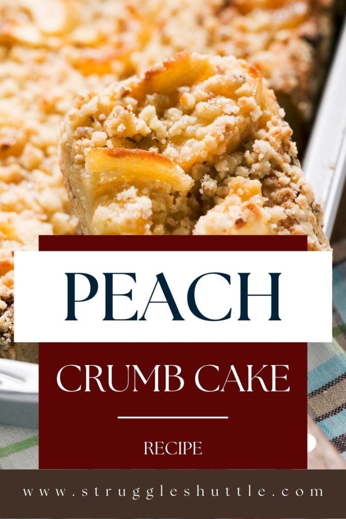 peach crumb cake